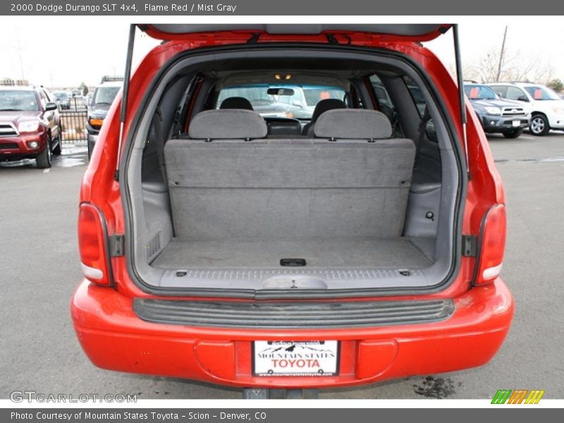 Flame Red / Mist Gray 2000 Dodge Durango SLT 4x4