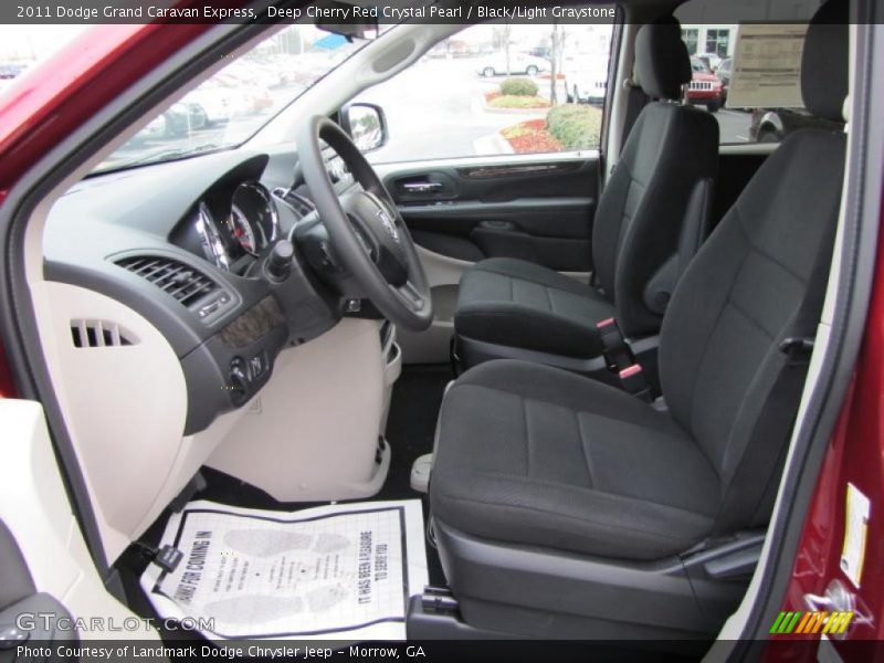  2011 Grand Caravan Express Black/Light Graystone Interior