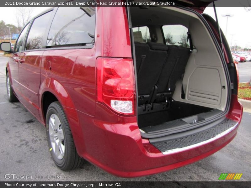Deep Cherry Red Crystal Pearl / Black/Light Graystone 2011 Dodge Grand Caravan Express