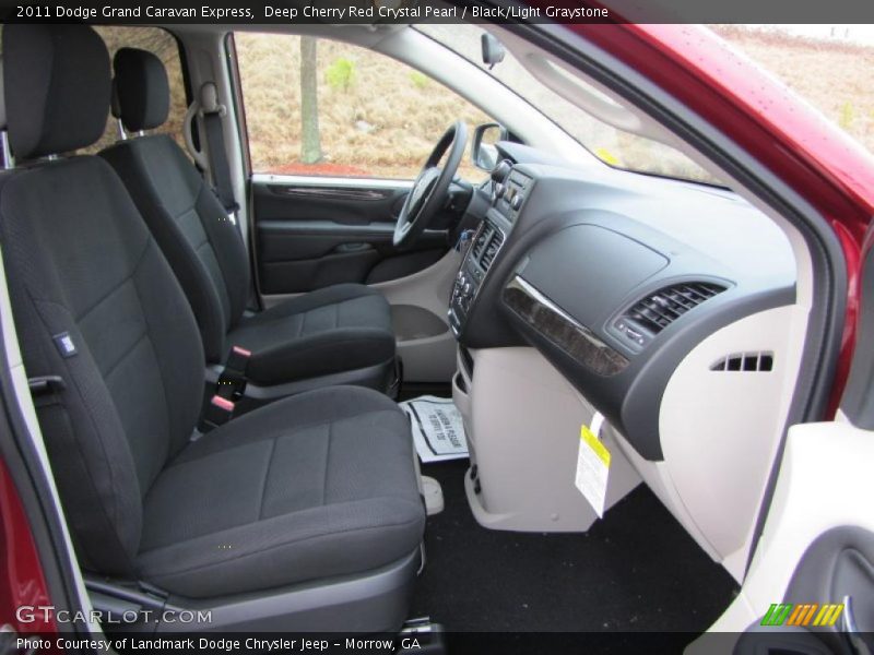  2011 Grand Caravan Express Black/Light Graystone Interior