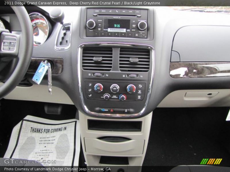 Controls of 2011 Grand Caravan Express