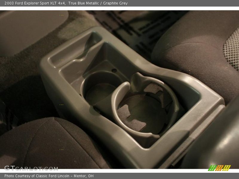 True Blue Metallic / Graphite Grey 2003 Ford Explorer Sport XLT 4x4