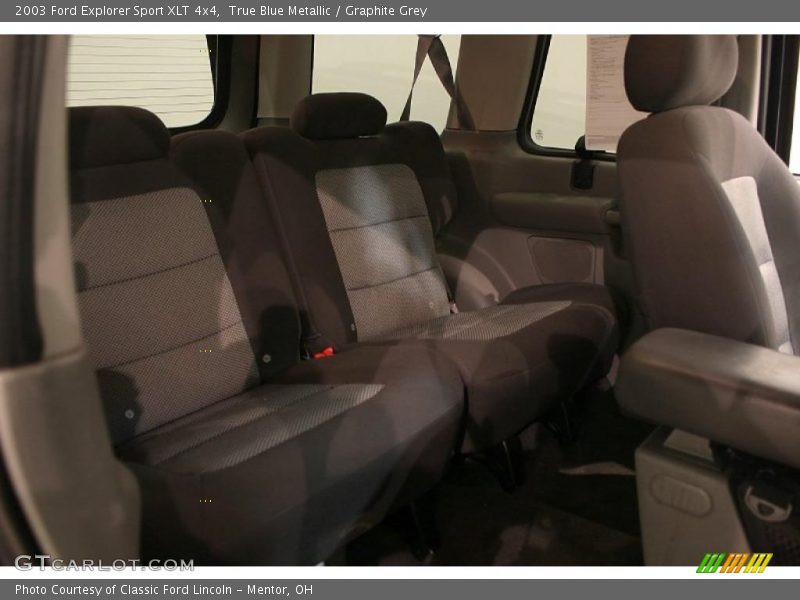 True Blue Metallic / Graphite Grey 2003 Ford Explorer Sport XLT 4x4