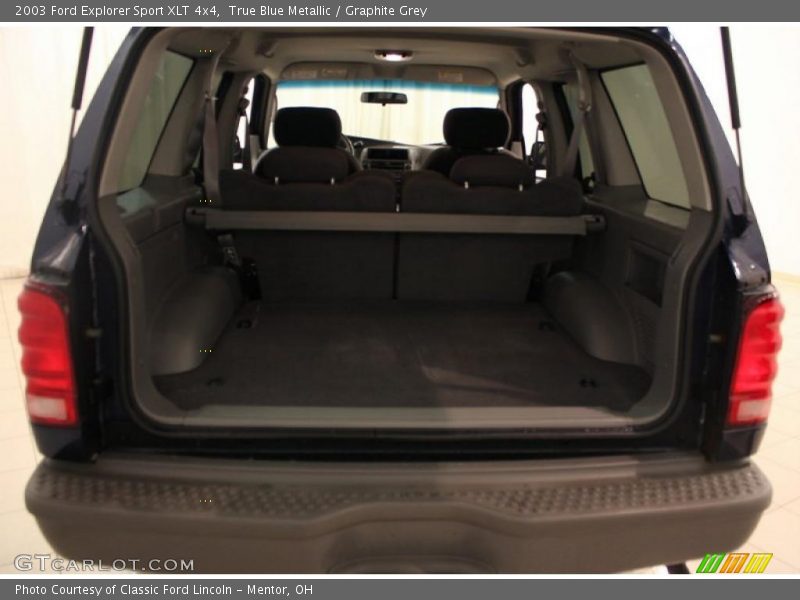 True Blue Metallic / Graphite Grey 2003 Ford Explorer Sport XLT 4x4