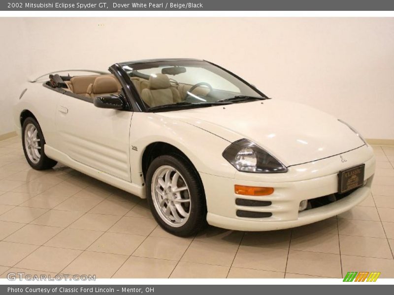 Dover White Pearl / Beige/Black 2002 Mitsubishi Eclipse Spyder GT
