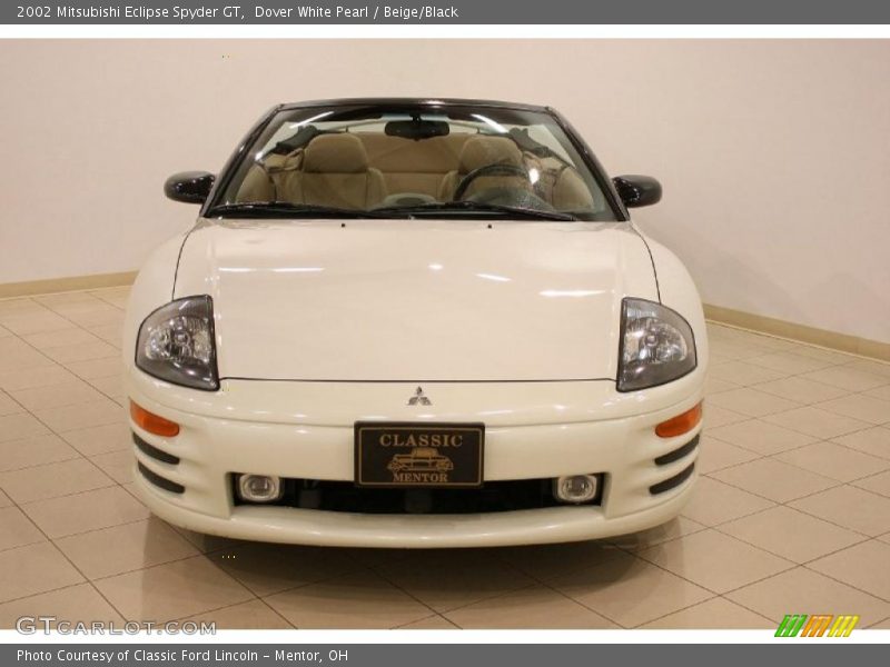 Dover White Pearl / Beige/Black 2002 Mitsubishi Eclipse Spyder GT