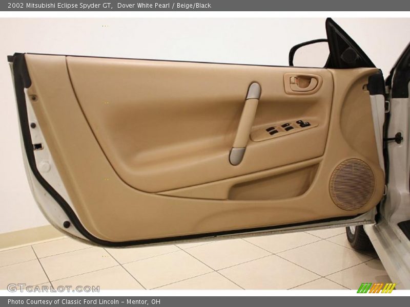 Dover White Pearl / Beige/Black 2002 Mitsubishi Eclipse Spyder GT