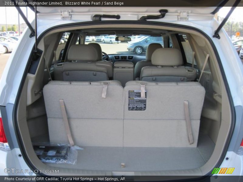 Blizzard White Pearl / Sand Beige 2011 Toyota Highlander Limited