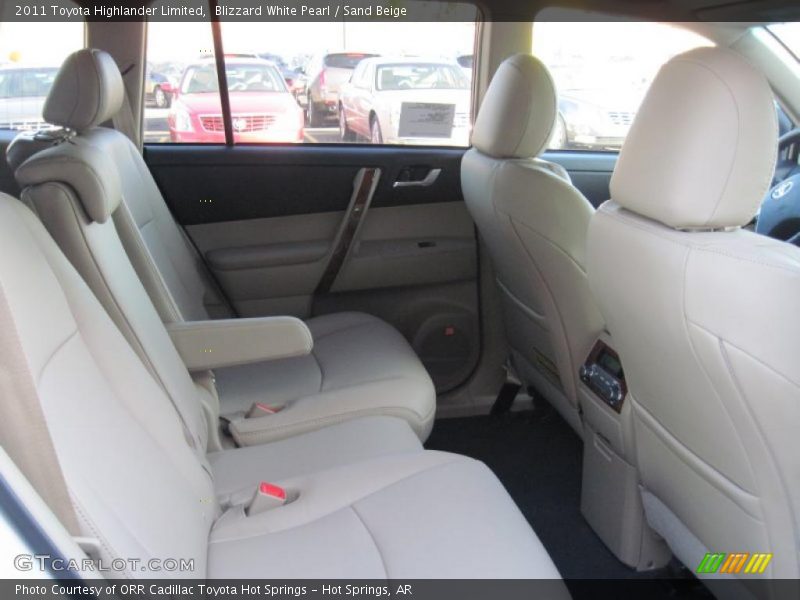 Blizzard White Pearl / Sand Beige 2011 Toyota Highlander Limited