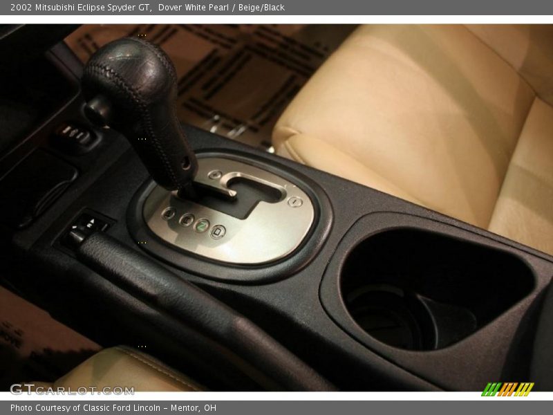 Dover White Pearl / Beige/Black 2002 Mitsubishi Eclipse Spyder GT