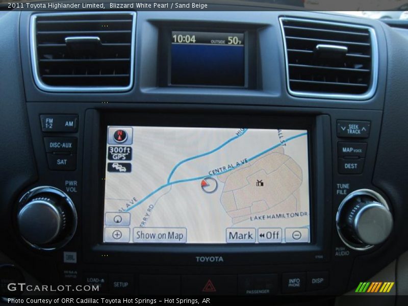 Blizzard White Pearl / Sand Beige 2011 Toyota Highlander Limited