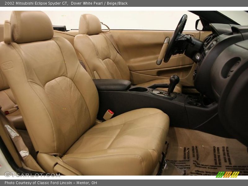 Dover White Pearl / Beige/Black 2002 Mitsubishi Eclipse Spyder GT
