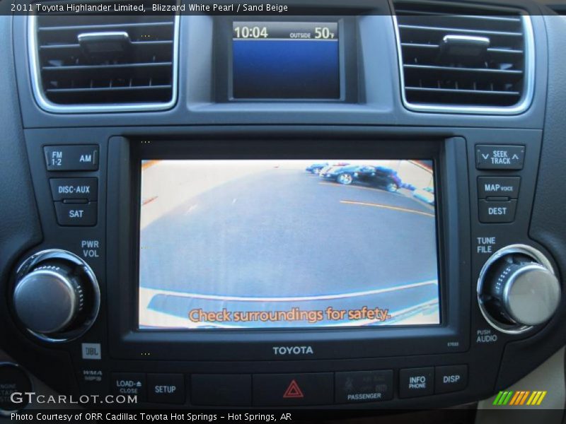 Blizzard White Pearl / Sand Beige 2011 Toyota Highlander Limited
