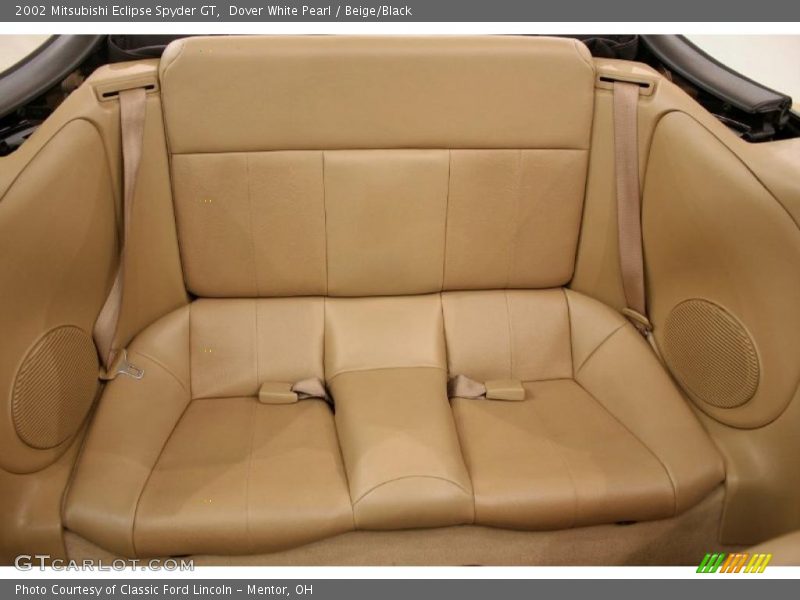 Dover White Pearl / Beige/Black 2002 Mitsubishi Eclipse Spyder GT