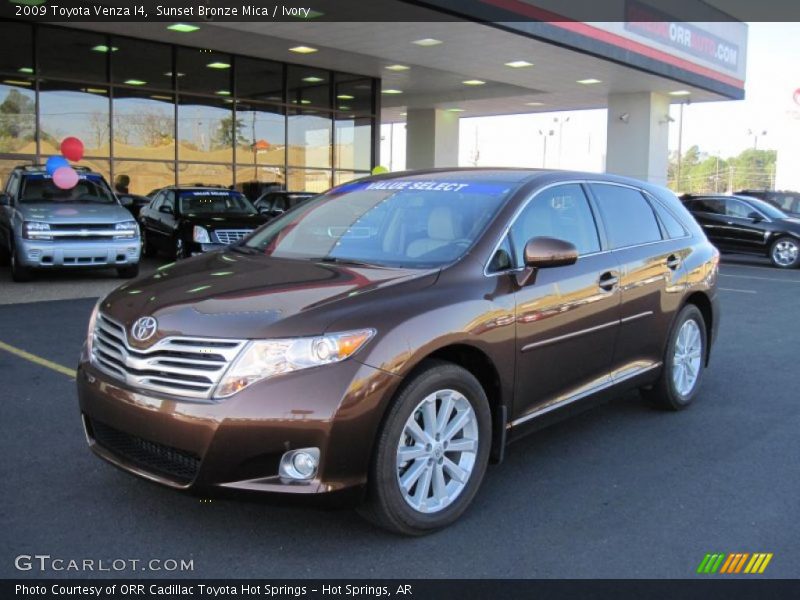 Sunset Bronze Mica / Ivory 2009 Toyota Venza I4