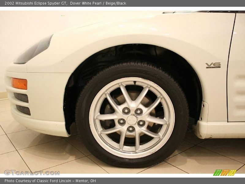 Dover White Pearl / Beige/Black 2002 Mitsubishi Eclipse Spyder GT