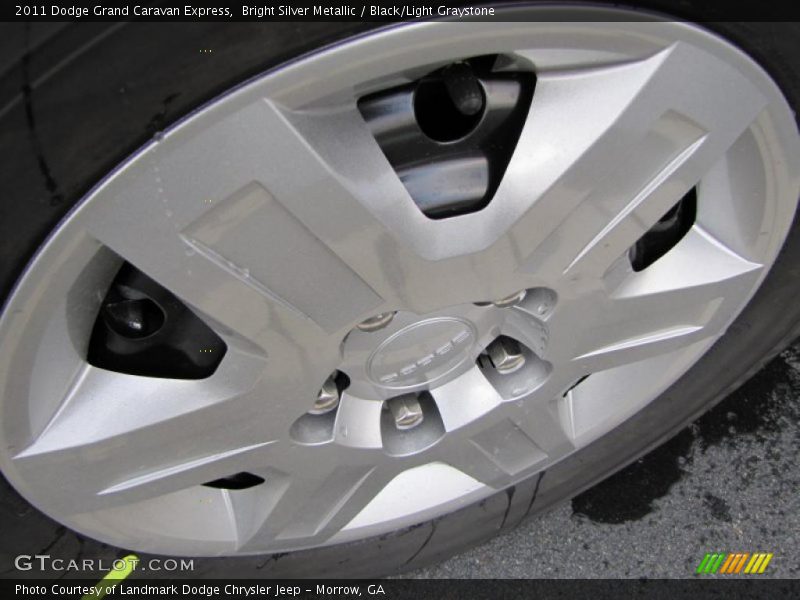 Bright Silver Metallic / Black/Light Graystone 2011 Dodge Grand Caravan Express