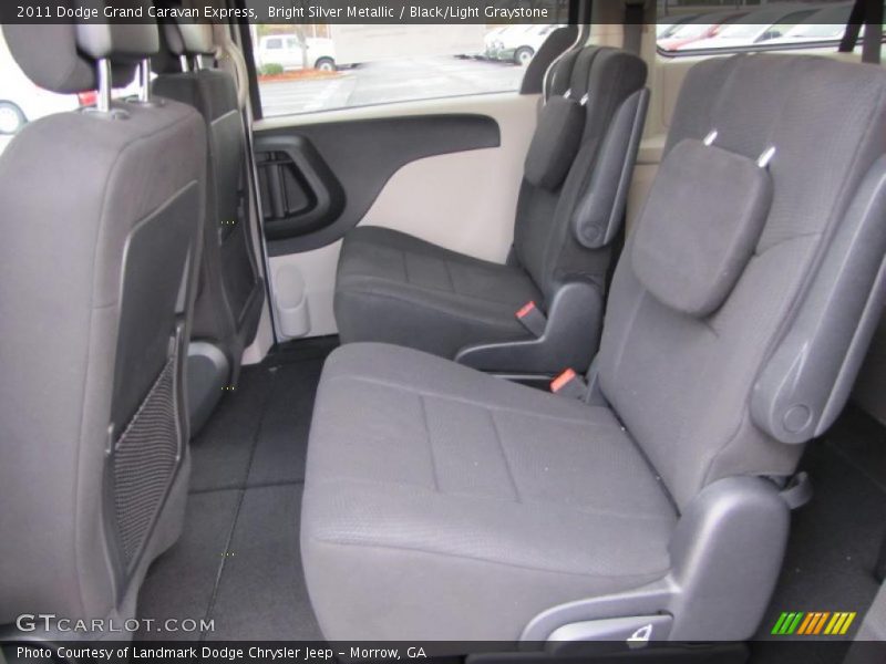 Bright Silver Metallic / Black/Light Graystone 2011 Dodge Grand Caravan Express