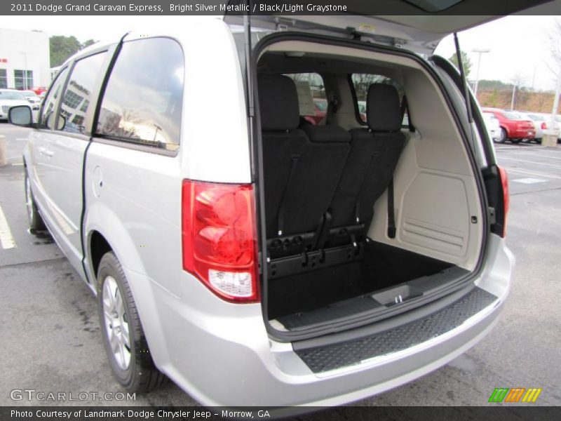 Bright Silver Metallic / Black/Light Graystone 2011 Dodge Grand Caravan Express