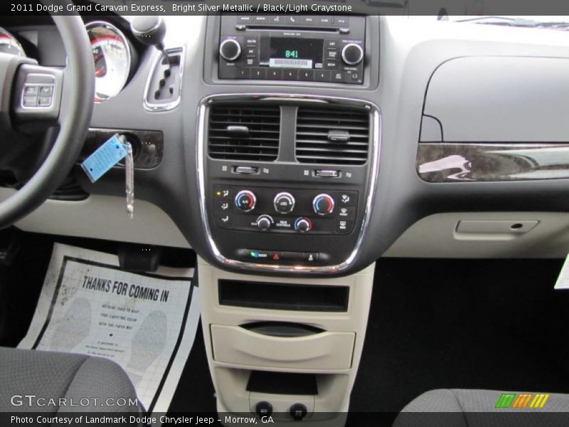 Bright Silver Metallic / Black/Light Graystone 2011 Dodge Grand Caravan Express
