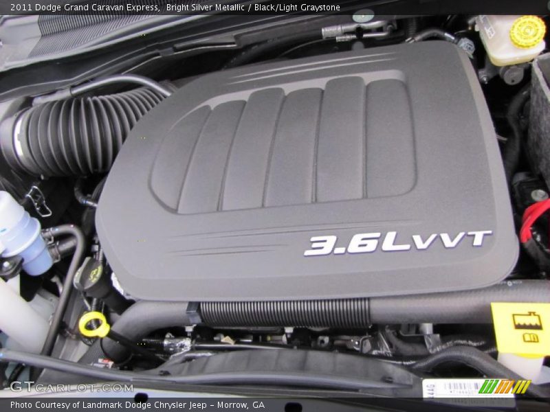 Bright Silver Metallic / Black/Light Graystone 2011 Dodge Grand Caravan Express