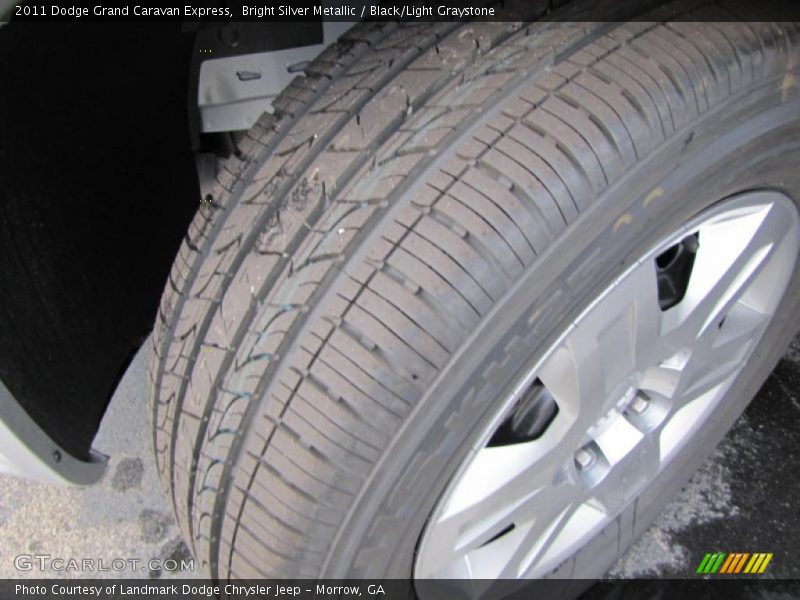 Bright Silver Metallic / Black/Light Graystone 2011 Dodge Grand Caravan Express