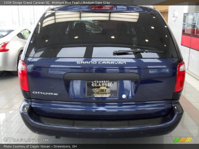 Midnight Blue Pearl / Medium Slate Gray 2006 Dodge Grand Caravan SE