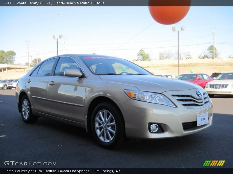 Sandy Beach Metallic / Bisque 2010 Toyota Camry XLE V6