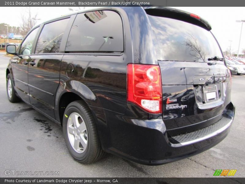 Blackberry Pearl / Black/Light Graystone 2011 Dodge Grand Caravan Mainstreet