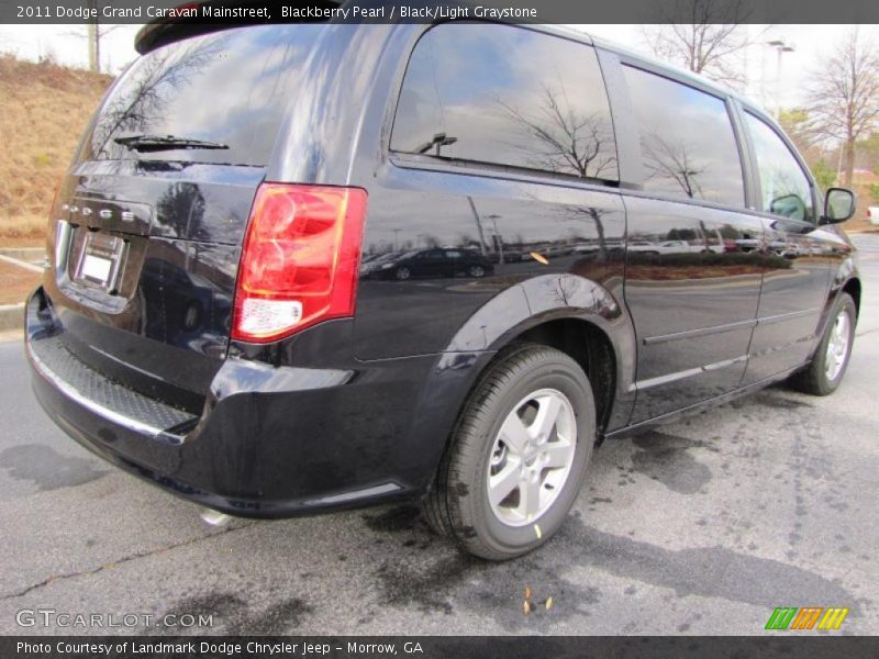 Blackberry Pearl / Black/Light Graystone 2011 Dodge Grand Caravan Mainstreet
