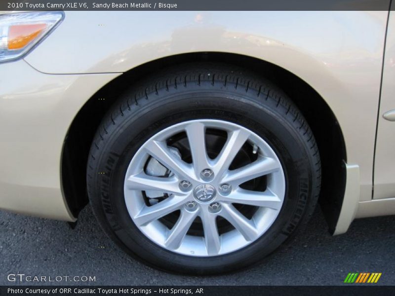 Sandy Beach Metallic / Bisque 2010 Toyota Camry XLE V6