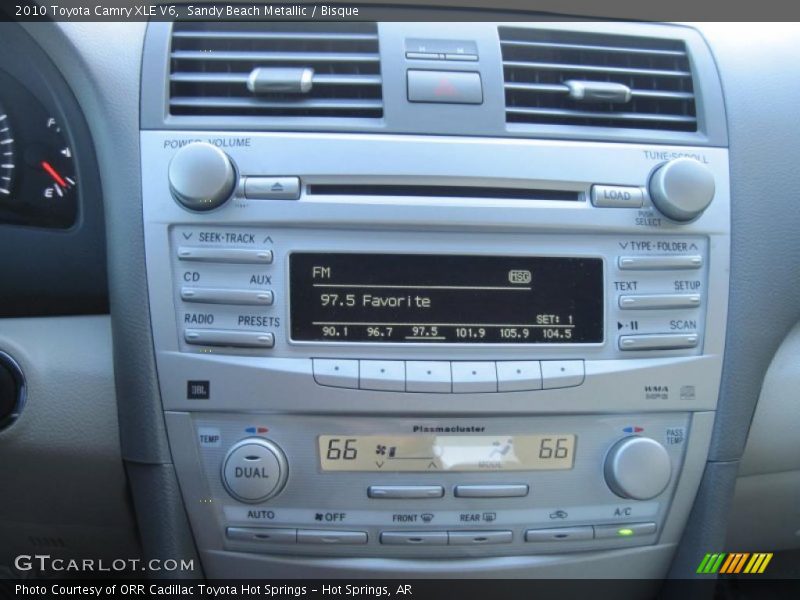 Sandy Beach Metallic / Bisque 2010 Toyota Camry XLE V6