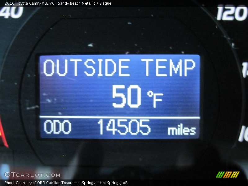 Sandy Beach Metallic / Bisque 2010 Toyota Camry XLE V6