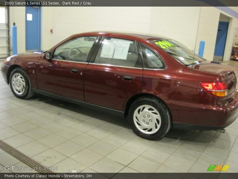 Dark Red / Gray 2000 Saturn L Series LS1 Sedan