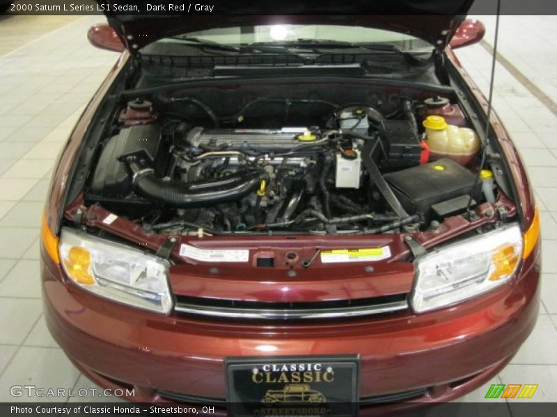 Dark Red / Gray 2000 Saturn L Series LS1 Sedan