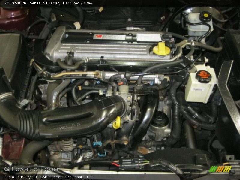 Dark Red / Gray 2000 Saturn L Series LS1 Sedan