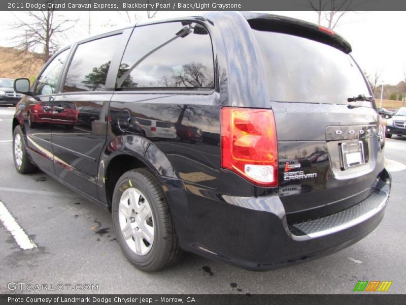 Blackberry Pearl / Black/Light Graystone 2011 Dodge Grand Caravan Express
