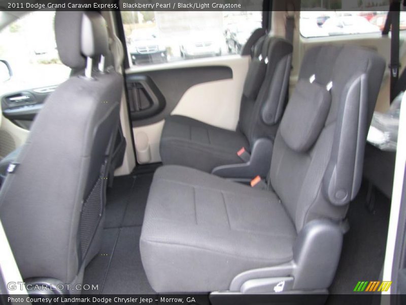 Blackberry Pearl / Black/Light Graystone 2011 Dodge Grand Caravan Express