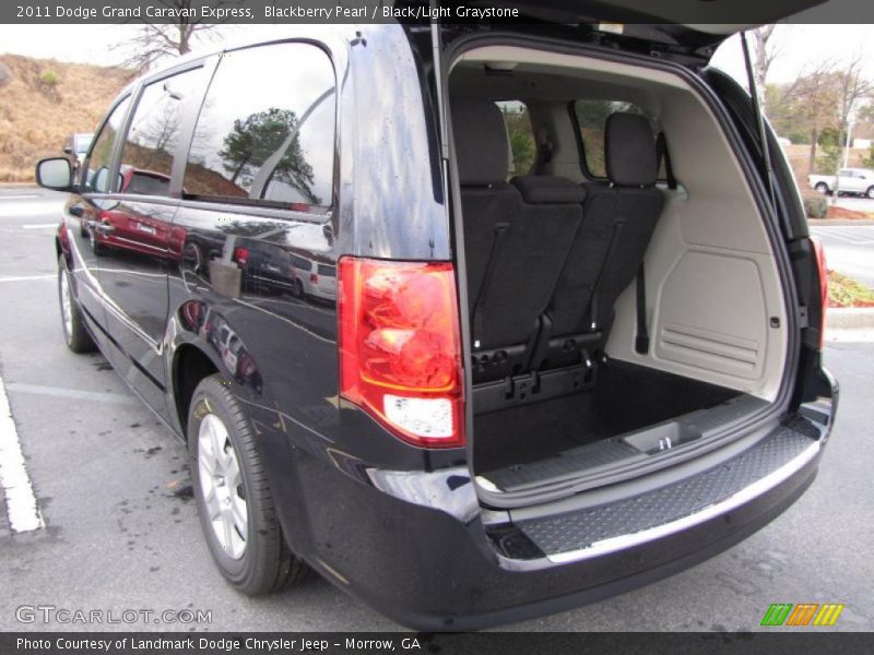 Blackberry Pearl / Black/Light Graystone 2011 Dodge Grand Caravan Express