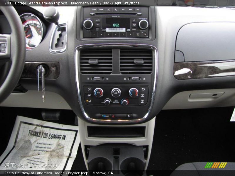 Blackberry Pearl / Black/Light Graystone 2011 Dodge Grand Caravan Express