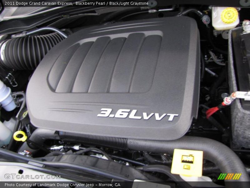 Blackberry Pearl / Black/Light Graystone 2011 Dodge Grand Caravan Express