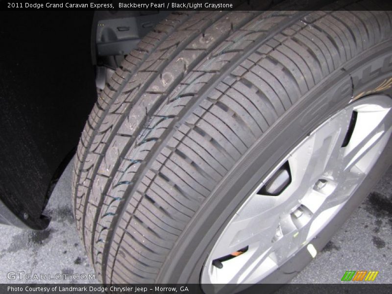 Blackberry Pearl / Black/Light Graystone 2011 Dodge Grand Caravan Express