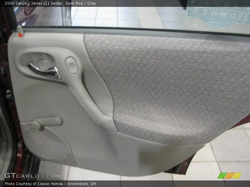 Dark Red / Gray 2000 Saturn L Series LS1 Sedan