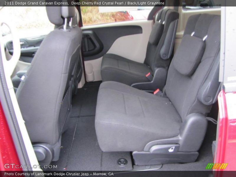 Deep Cherry Red Crystal Pearl / Black/Light Graystone 2011 Dodge Grand Caravan Express