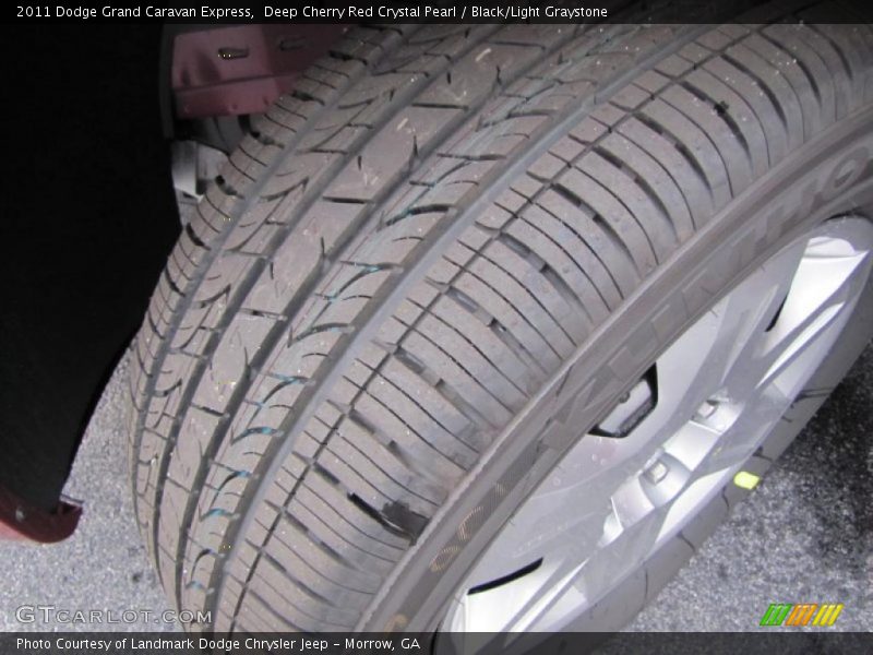 Deep Cherry Red Crystal Pearl / Black/Light Graystone 2011 Dodge Grand Caravan Express
