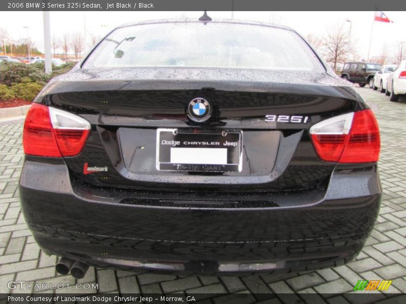 Jet Black / Black 2006 BMW 3 Series 325i Sedan