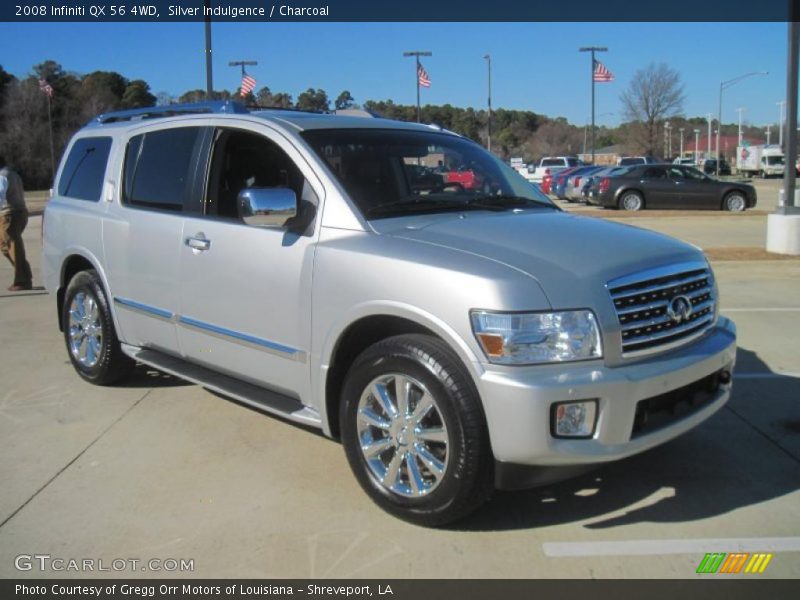 Silver Indulgence / Charcoal 2008 Infiniti QX 56 4WD
