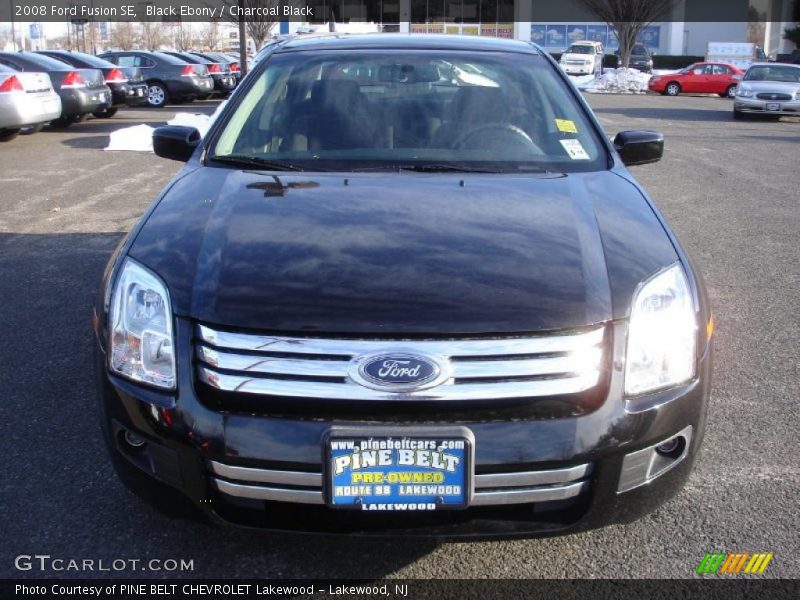 Black Ebony / Charcoal Black 2008 Ford Fusion SE