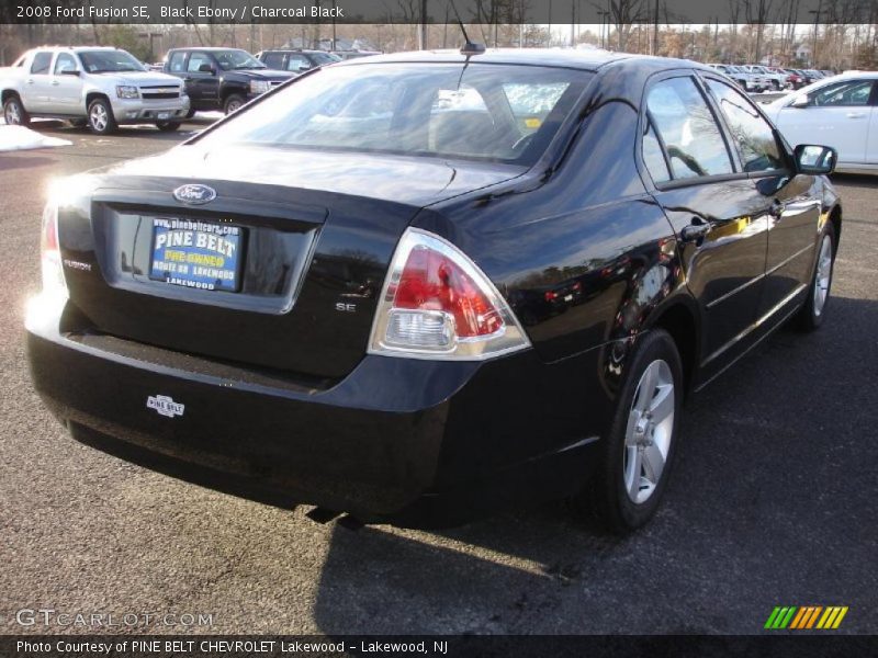 Black Ebony / Charcoal Black 2008 Ford Fusion SE