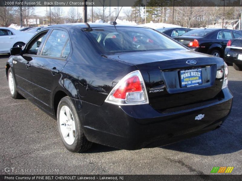 Black Ebony / Charcoal Black 2008 Ford Fusion SE